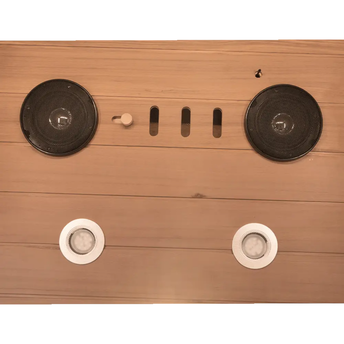 Wizzisaunas 909MX mini infrared sauna red cedar roof