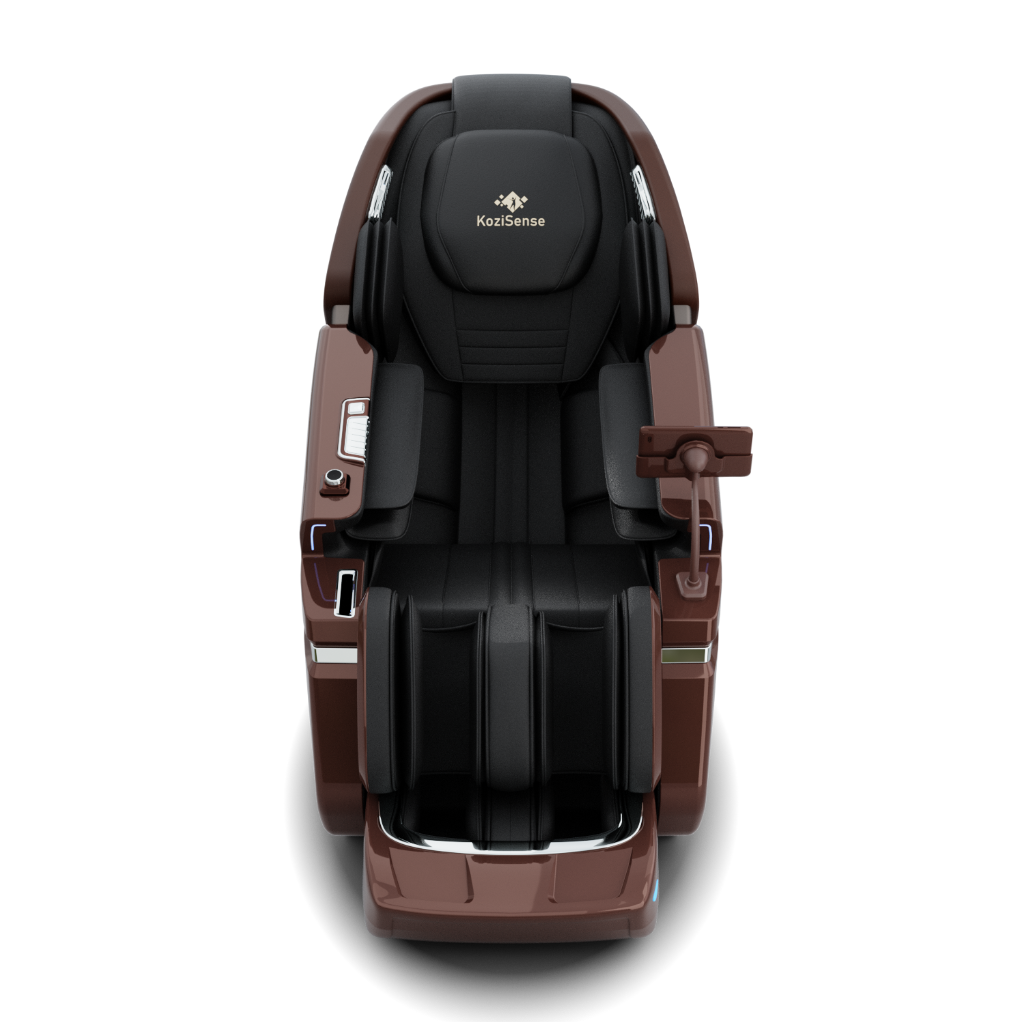 "KoziSense L66 4D + 3D dual mechanism luxury massage chair in [color] with SL-track, graphene heating, and zero gravity recline."