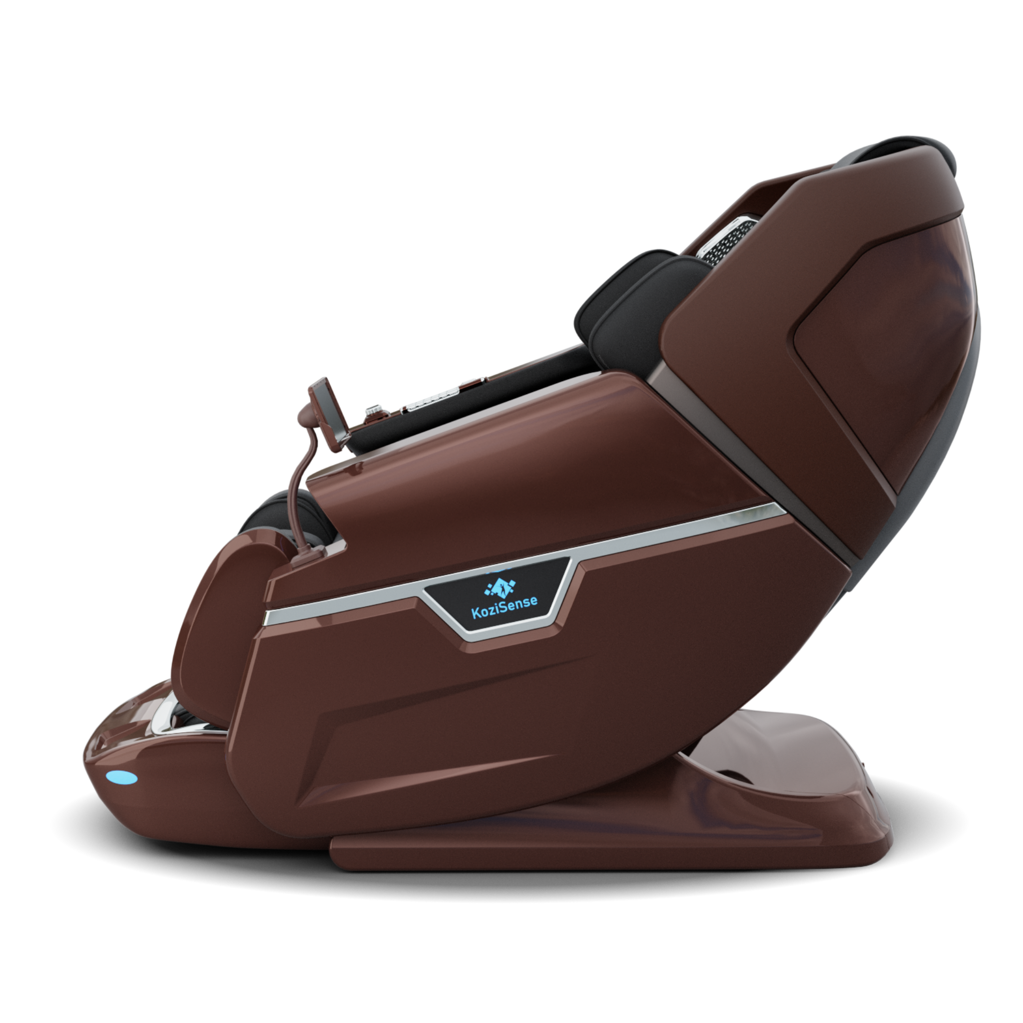 "KoziSense L66 4D + 3D dual mechanism luxury massage chair in [color] with SL-track, graphene heating, and zero gravity recline."