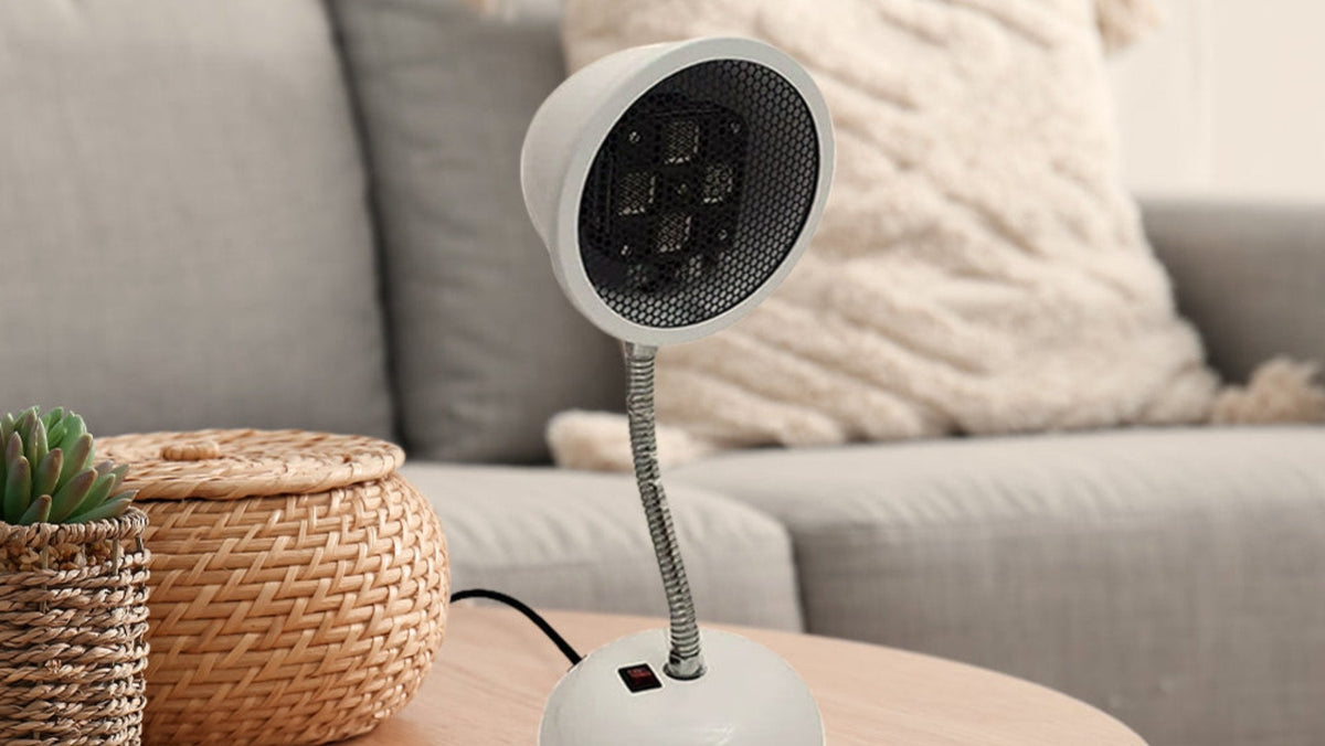 Desktop Table Lamp on a table, designed for modern aesthetics and soothing warmth, ideal for focused relaxation.
