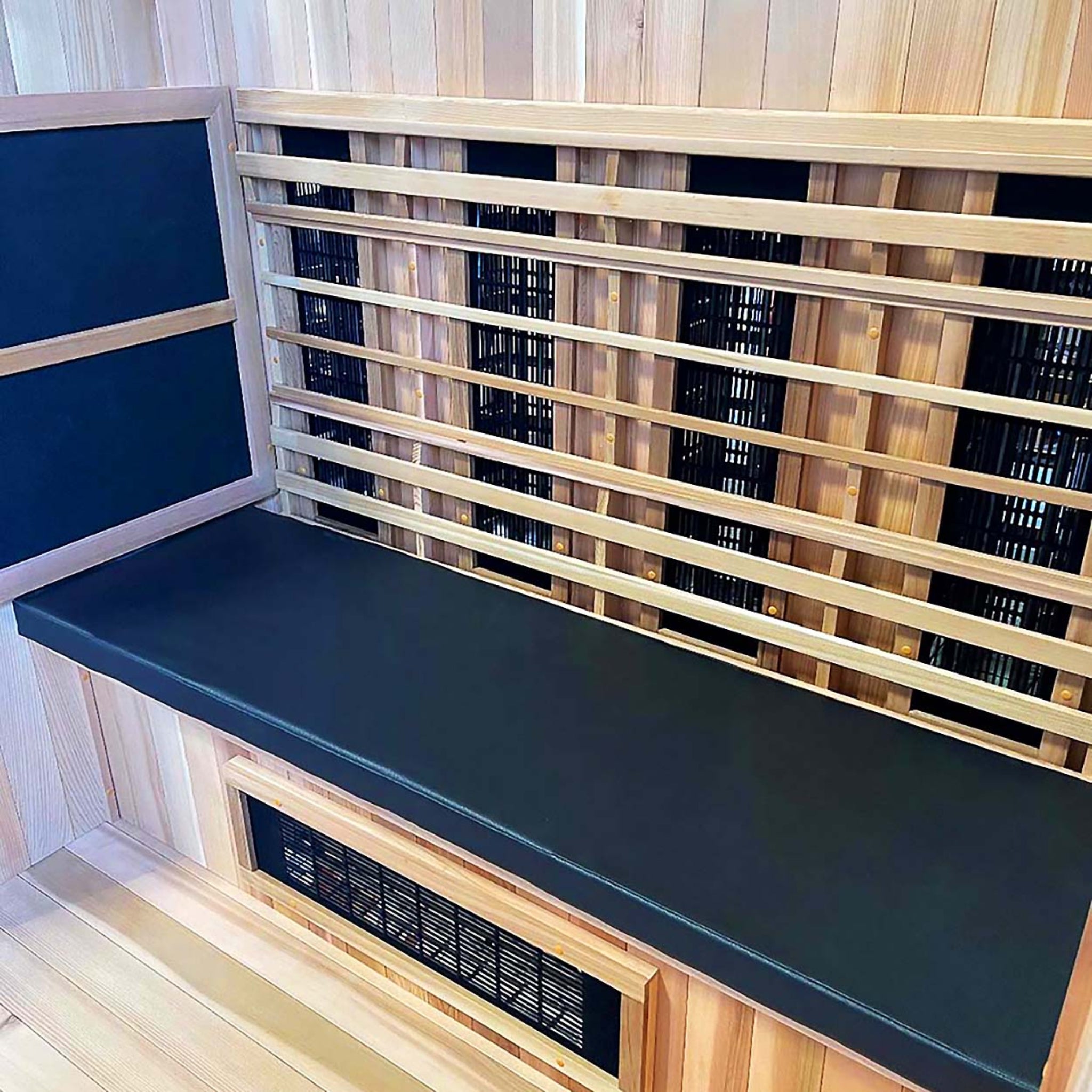 Finnmark FD-3 infrared sauna cushion inside sauna