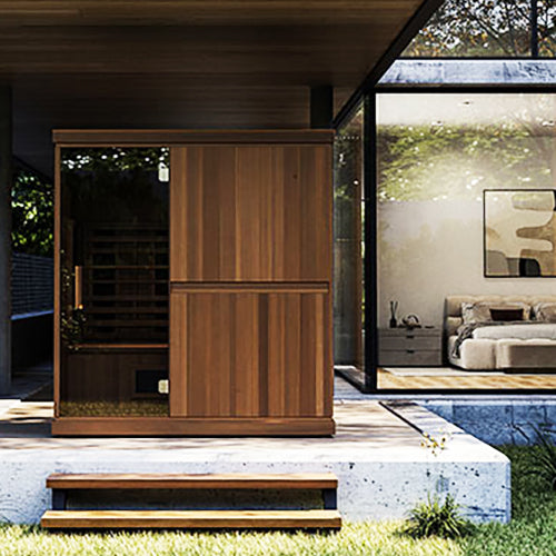 Finnmark FD-3 Full-Spectrum Infrared Sauna - 4 Person Cedar Home Sauna
