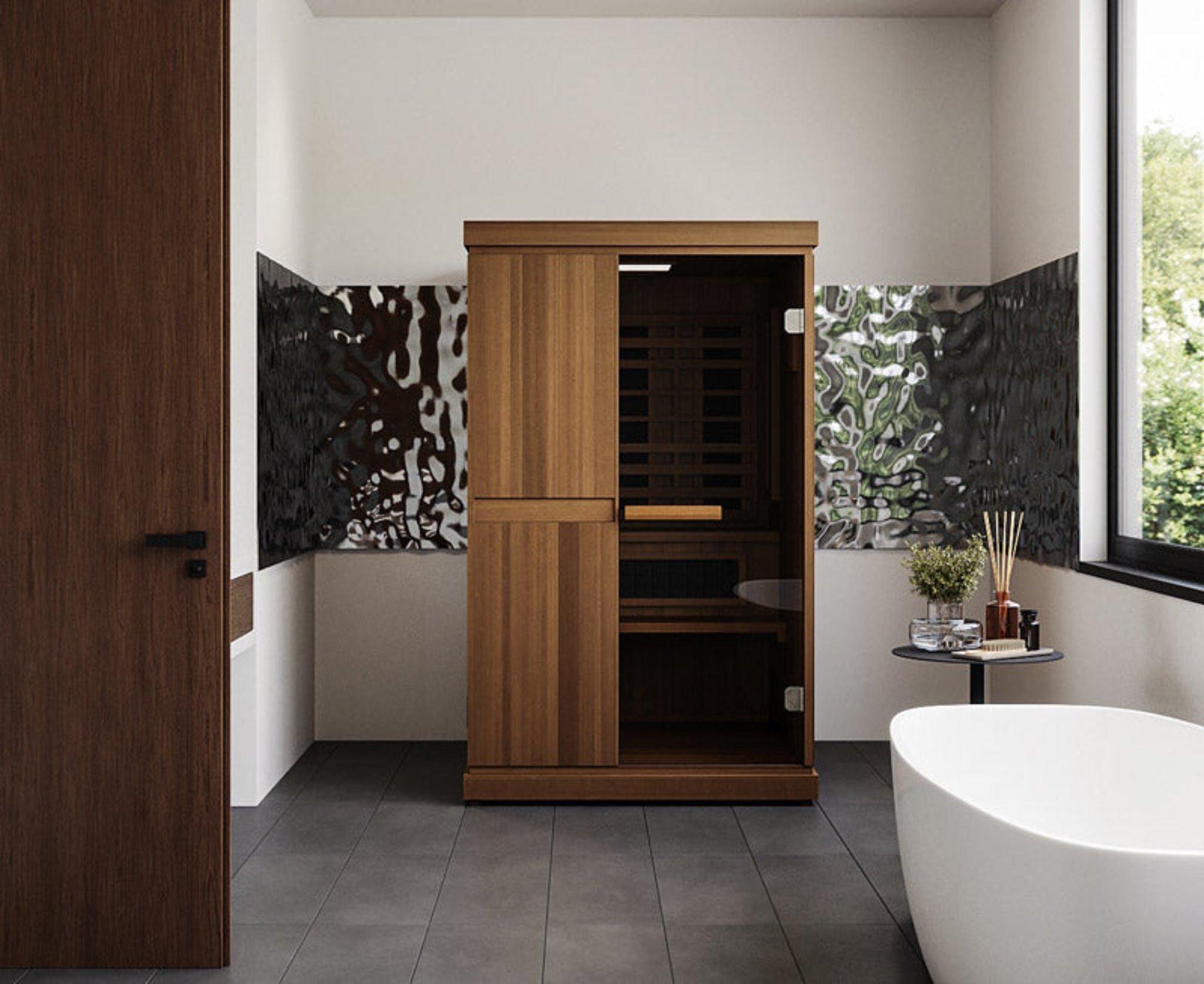 Finnmark FD-4 Trinity combination sauna lifestyle photo