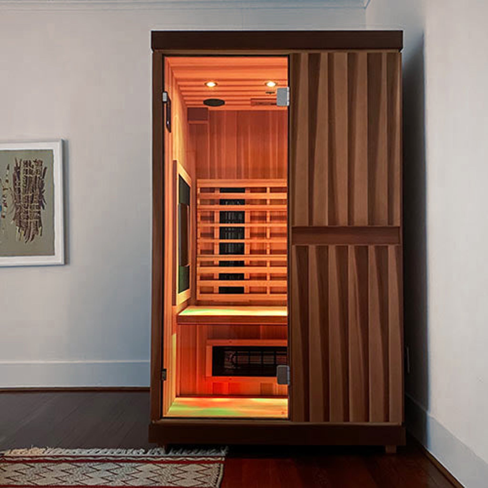 Finnmark FD-2 full spectrum infrared sauna front exterior view