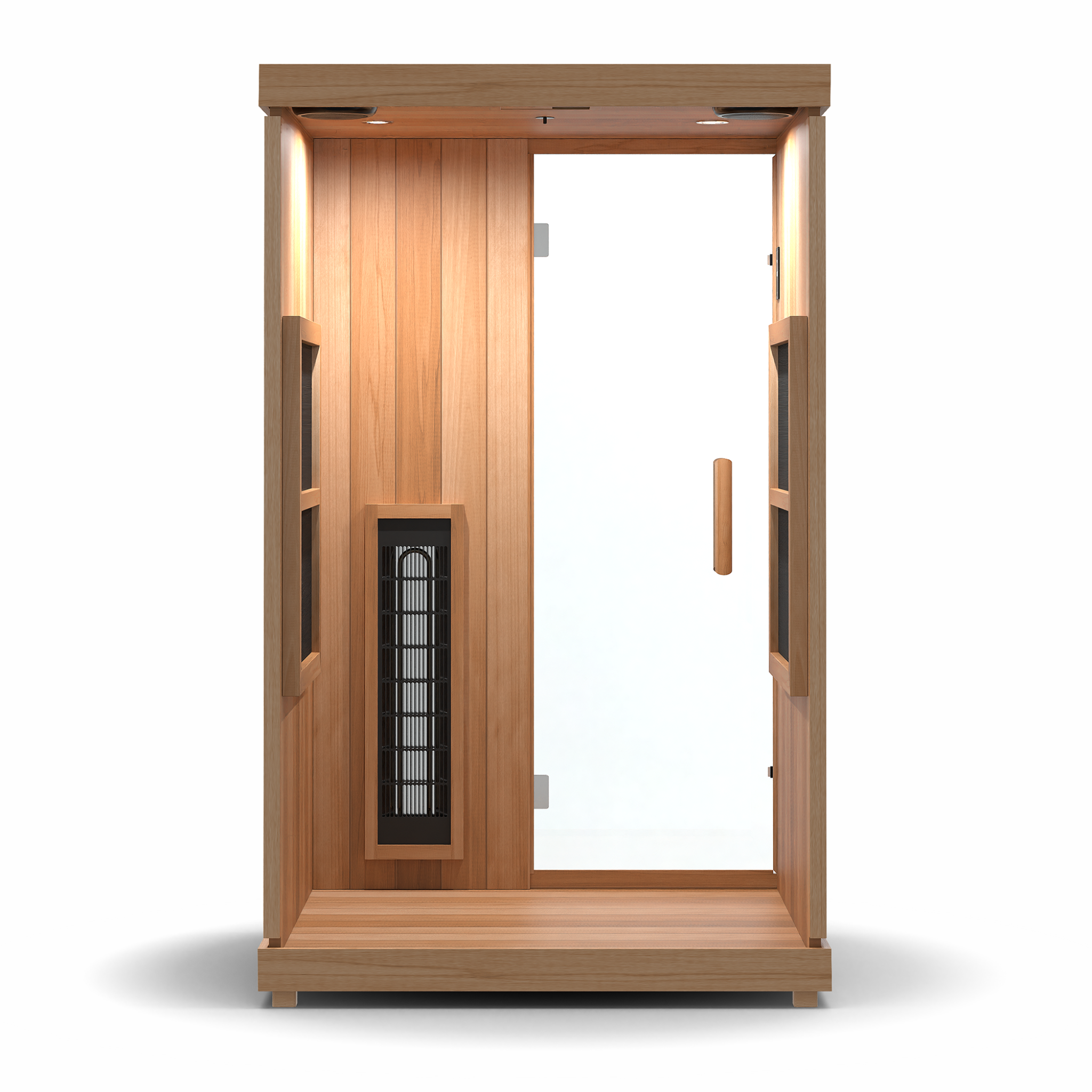 Finnmark FD-2 infrared sauna rear exterior view