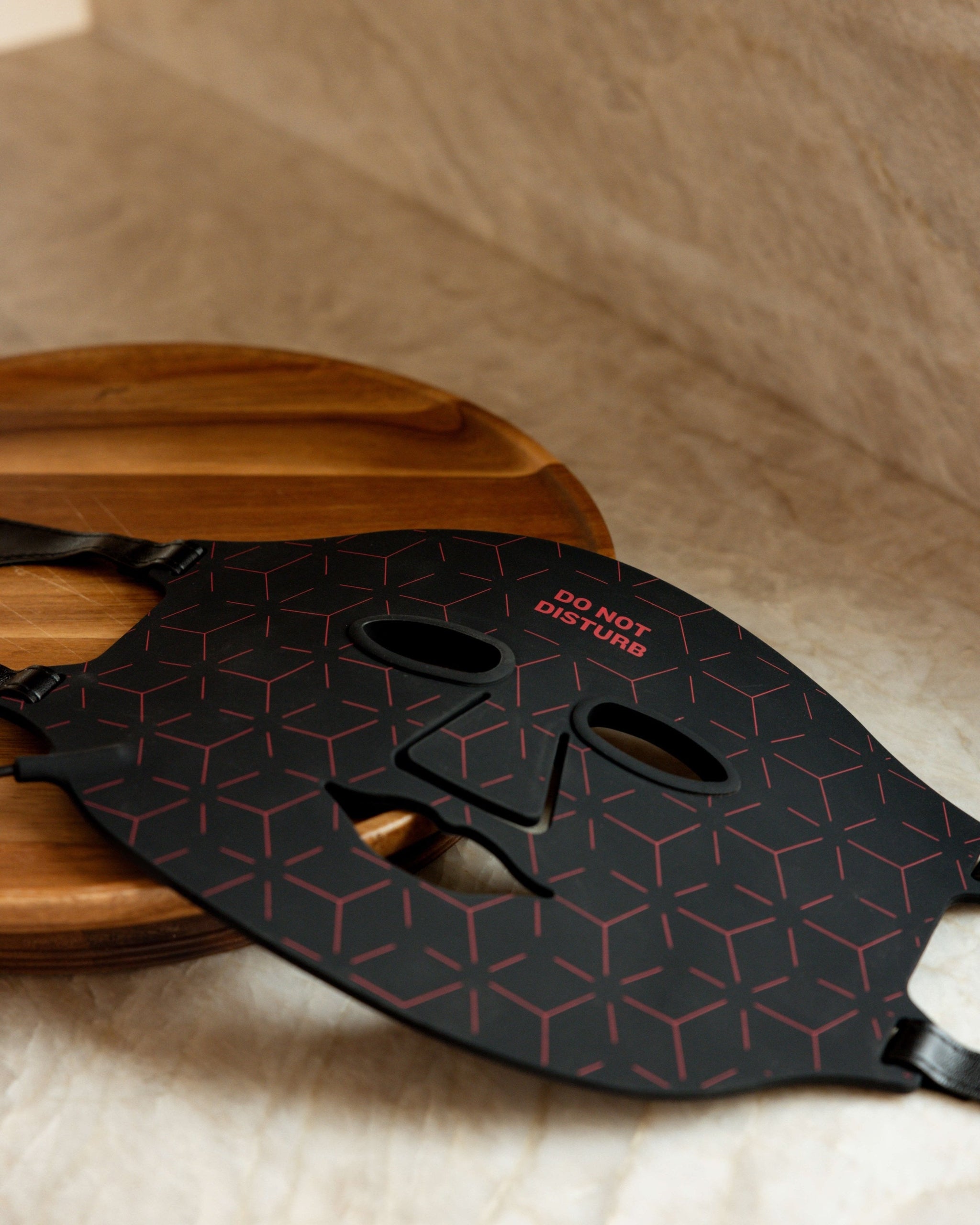 Renew Red Light LED Therapy Mask – angled product view showing LED panel