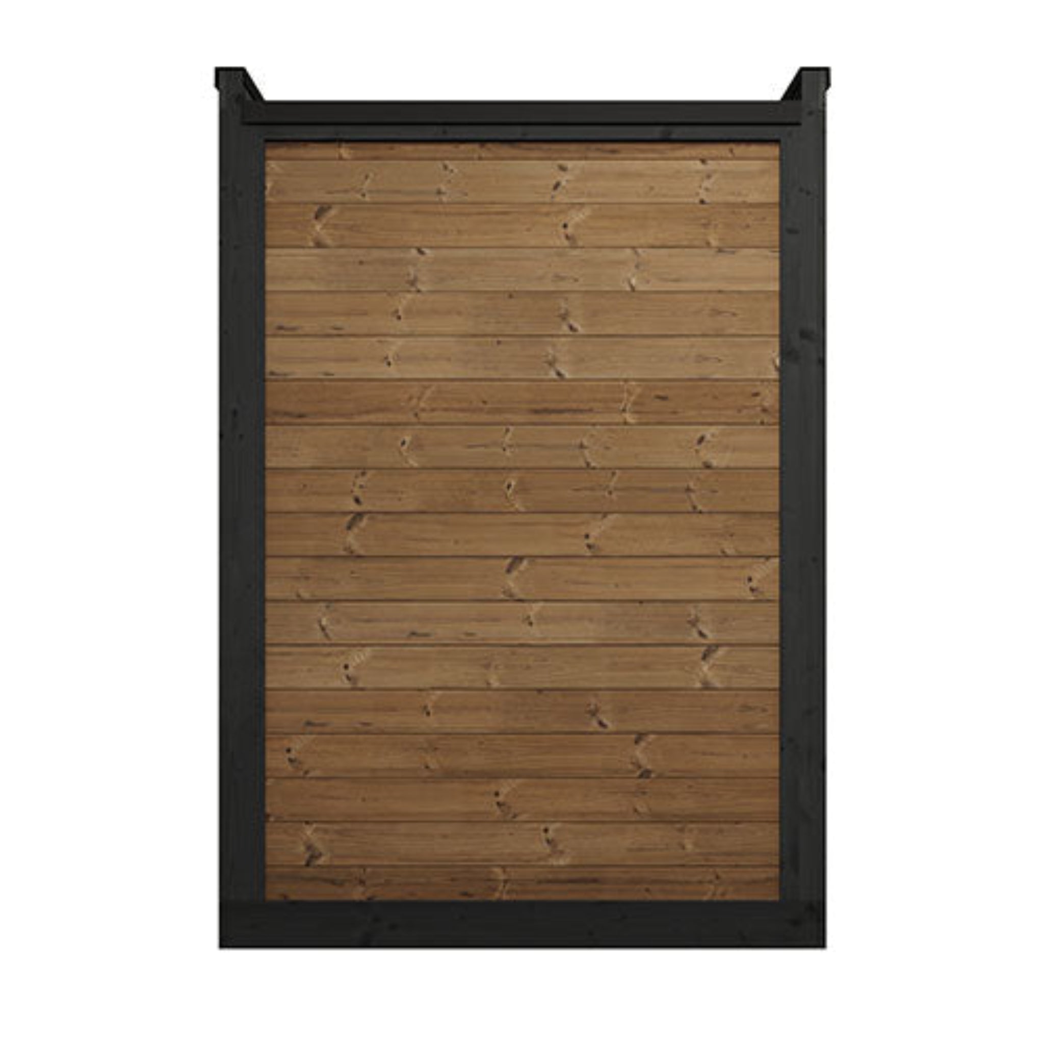 SaunaLife GL4 Outdoor Sauna – side and rear exterior view