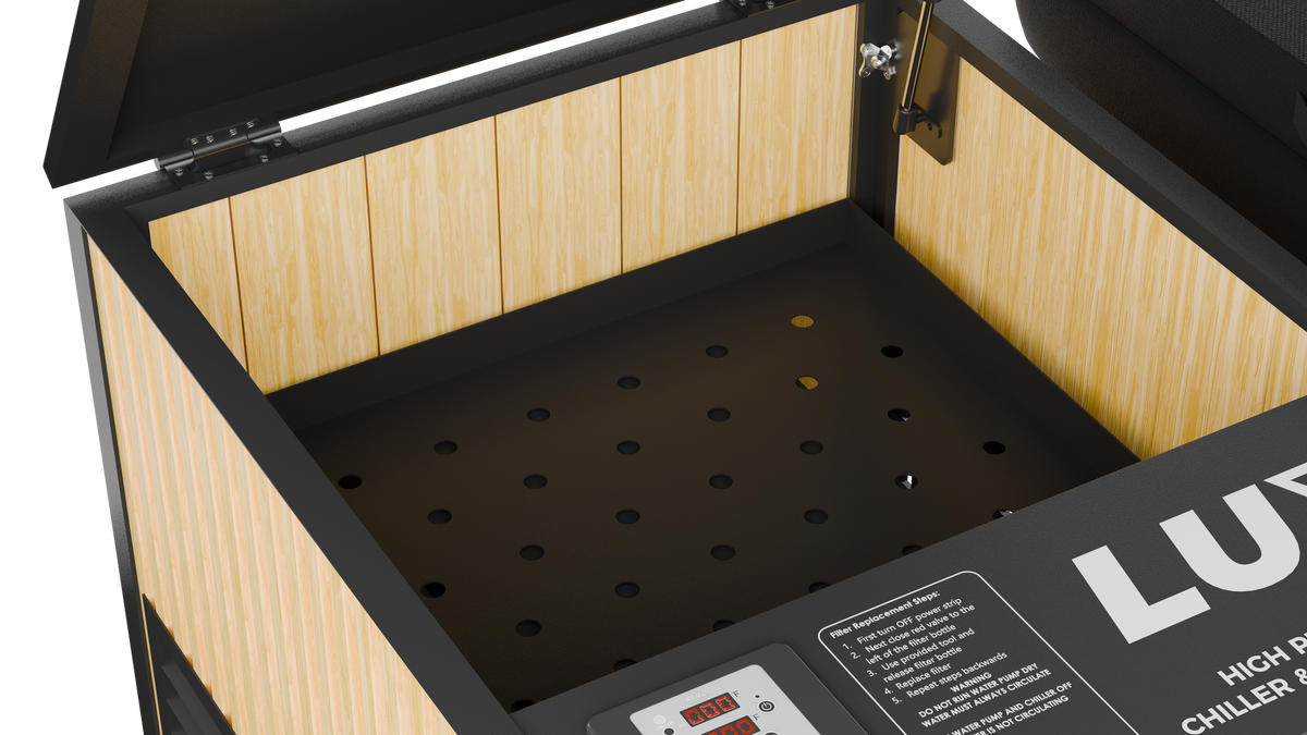Interior shelf of the RevX LUX cabinet
